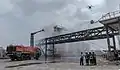 Taoyuan Fire Department’s Panther 6x6 in disaster relief exercise.