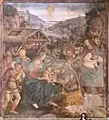 Nativity by Baldassarre Peruzzi in the main apse