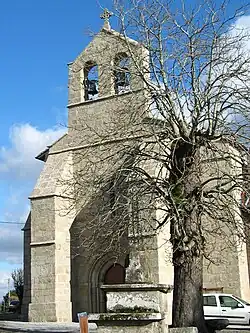 The church of the Nativity of the Virgin, in Royères