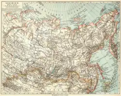 Image 251905 map of Siberia (from History of Siberia)