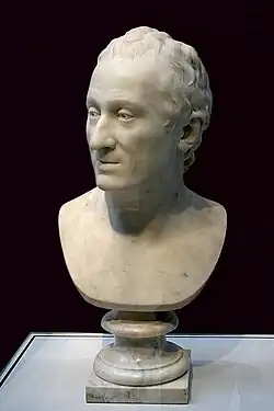 Bust of Denis Diderot by Jean-Antoine Houdon
