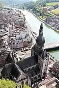 Dinant towards the south, seen from the citadel