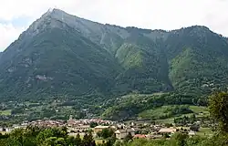 The village and the Pic de Marcelly