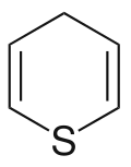 Skeletal formula of 4H-Thiopyran