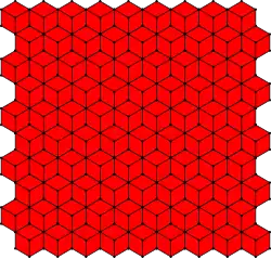 Rhombille tiling jΔ = jH