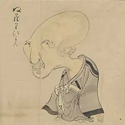 10 Nurarihyon (ぬらりひょん), sometimes referred to as Nūrihyon, is a Japanese yōkai with a murky origin. He is known to sneak into houses and indulge in all of a household's fine goods, such as tea and tobacco.[36] He particularly likes to enter wealthy homes when the head of the household is too busy to properly attend to him. In modern interpretations, he is considered the leader of the yōkai. Scholars believe this update to his folklore was the result of a depiction in a 1929 book by Morihiko Fujisawa.[32] One of the most powerful and elite yōkai, he is treated with utmost respect by other yōkai.[citation needed]