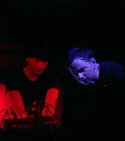 Helge S. Moune and Stefan Knappe performing as a part of 1000schøen and Troum, respectively.