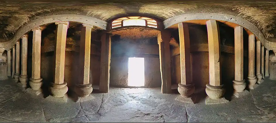 Panorama, looking towards the outside