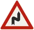 1.3 – Double curve, first to the right (formerly used )