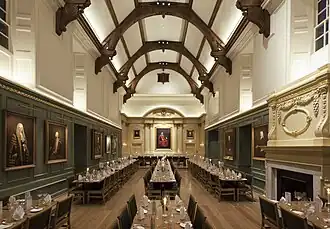 The dining hall in 2019.