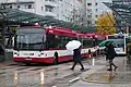 Image 18Trolleybuses outside Salzburg Hbf, Austria
