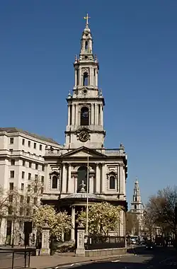 St. Mary le Strand (1723) by James Gibbs