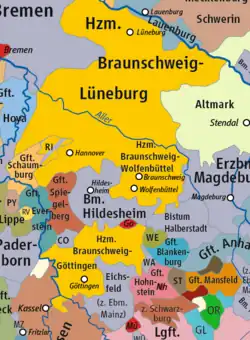 Brunswick-Luneburg, 1400