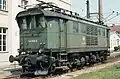 144 505 at Freilassing depot, April 1979