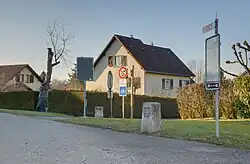 French/Swiss border at Boncourt village