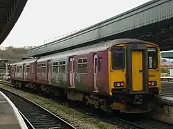 A British Rail Class 150 in the United Kingdom