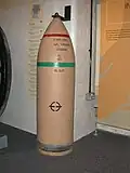 Shell at Royal Artillery Museum, Woolwich, London