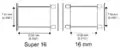 16mm film common formats