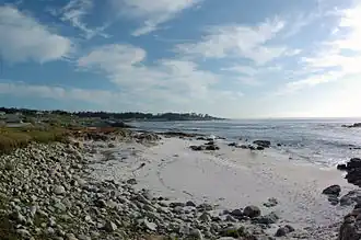 Beach near the Pacific Grove entrance of the 17-Mile Drive