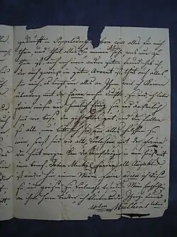 Letter from Wilhelm Mülhens on 3 February 1826