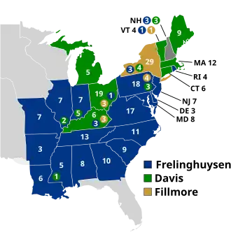 3rd vice presidential ballot: results by state