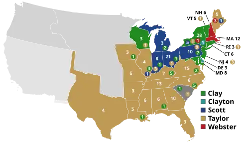 2nd presidential ballot: results by state