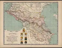 Map of the Shemakha Governorate (1846–1859)