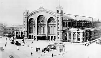 The second Stettiner Bahnhof, after 1876