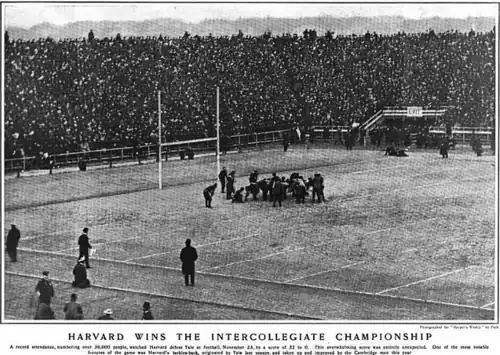 1901 game photo by Harper's Weekly