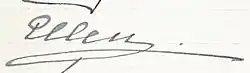 Grand Duchess Elena Vladimirovna of Russia's signature