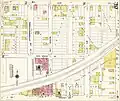 1910 Sanborn map showing the Harley Davidson factory