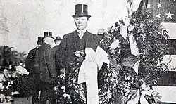 Chen Qi (at times translated as Ch'en Ch'i in Wade-Giles), head of the Chinese delegation at the Exposition.