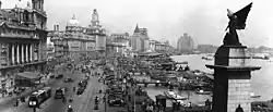 Panorama of Shanghai Bund in 1930