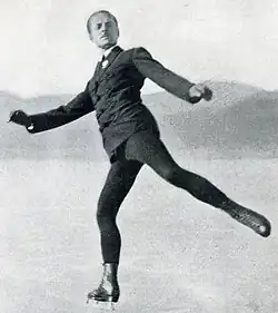 Werner Rittberger at the Toronto Skating Club carnival