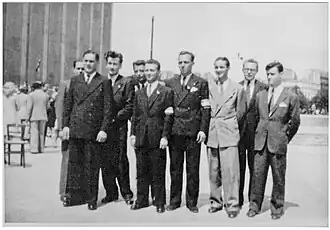 Members of 16th Arrondissement Motorized Section&nbsp;[fr] in 1946.