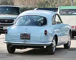 Rear view of Series I Giulietta Sprint (1956)