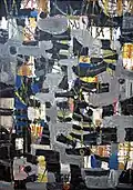 1956, Horizontal Movement. Oil on canvas, 90x63 cm