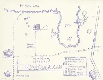 Hiawatha Beach, 1958