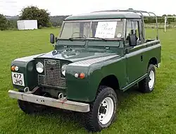 1963 Land Rover Series IIA pickup-type.