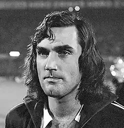 Image 116Footballer George Best wore long hair in 1976. (from 1970s in fashion)