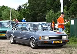 1981–1984 Daihatsu Charmant 1600 LE with shock-arsobing front bumper (A45, Netherlands)