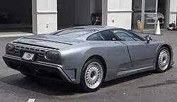 Rear view of EB 110 GT