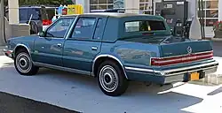 The 1990s Chrysler Imperial featured full-width taillights