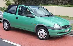 Holden Barina cabrio (facelift)