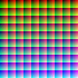 Image 17This image (when viewed in full size, 1000 pixels wide) contains 1 million pixels, each of a different color.