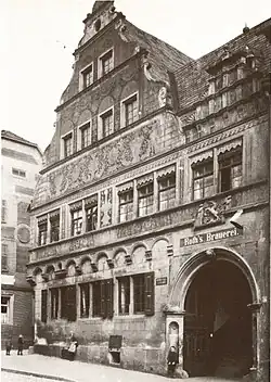 Roth'sches Haus in the Obere Straße (photo around 1891)