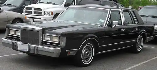 1981–1985 Lincoln Town Car (similar to 1980 Continental)