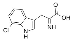 2D representation of the chemical structure of Q27126524.