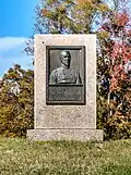 Relief portrait of Lightburn at Vicksburg National Military Park.