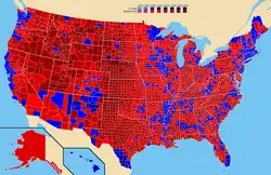 Election results by county